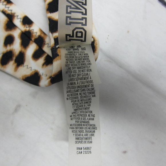 PINK Victoria's Secret Leopard Print Bikini TOP - Picture 6 of 9